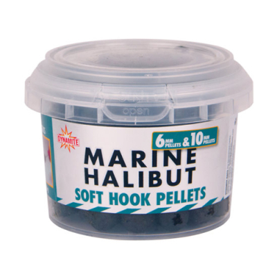 Пелетс Dynamite Baits 500гр. Marine Halibut Soft Hook Pellet 6mm & 10mm (DY436) (морской палтус) 