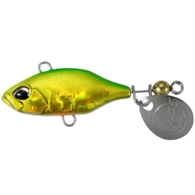 Тейл-спиннер DUO Realis Spin 35мм 7гр. #CDA3185 Itako Green Gold