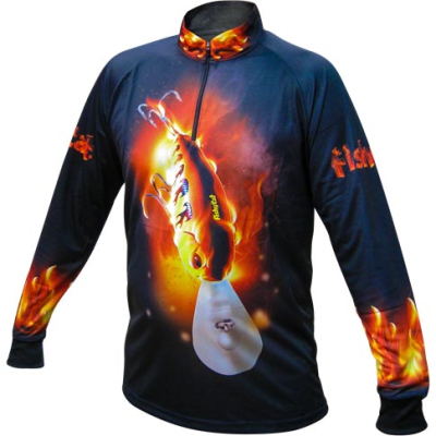 Футболка с длинным рукавом Fishycat Fire Deepcat T-Shirt размер L (50-52)