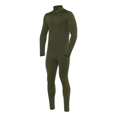 Термобельё мужское Finntrail Thermo Zip 6306 Khaki (XXL)