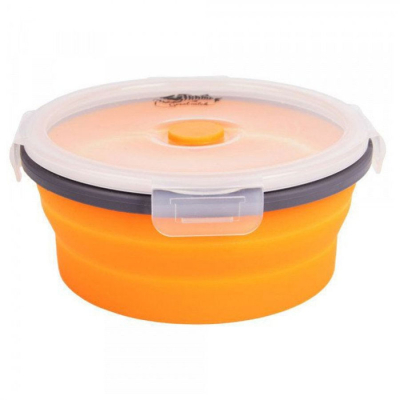 Tramp Контейнер складной с крышкой-защелкой 800мл оранжевый