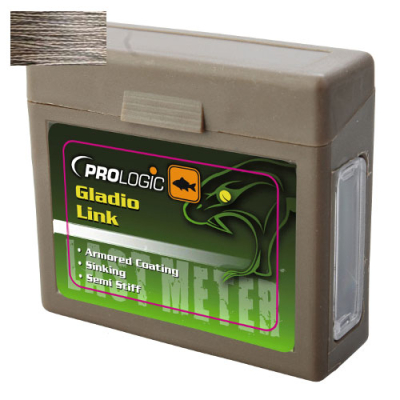 Поводковый материал Prologic Gladio Link 15m 40lbs Coated Camo Brown 45762