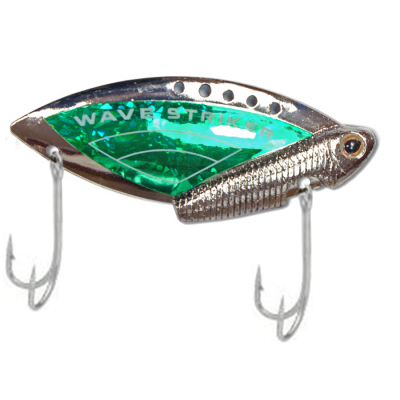 Блесна Kosadaka Wave Striker 21g Silver/Green ws21SGR