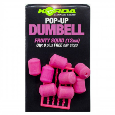 Имитационная приманка Korda Pop-Up Dumbell Fruity Squid 12мм KPB19 (фрукты кальмар)
