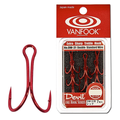 Двойники Vanfook DW-31 #10 red