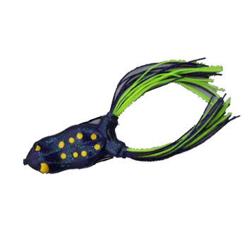 Лягушка Snag Proof Pro Series Tournament Frog 1/2 Oz, BLACK/BLUE GLITTER