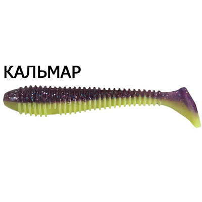 Силиконовая приманка Crazy Fish Vibro Fat 4.7'' 39-120-41d-6 кальмар цв. 41D