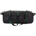 Сумка-баул Shaman "Compact", black/green (S-943) - 60 л.
