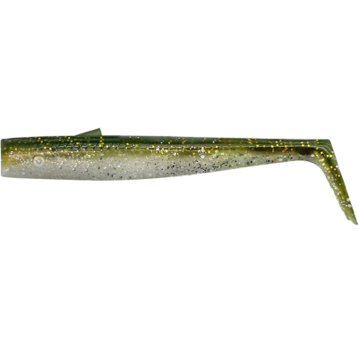 Мягкая приманка Savage Gear Sandeel V2 WL Tail 95 цвет Green Silver (арт.72560)