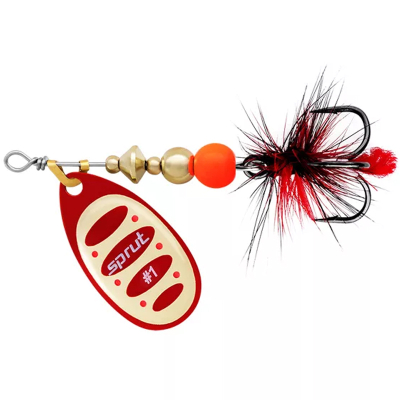 Блесна вращающаяся Sprut Alba Ball System Spinner #2 (5,5g/RG)