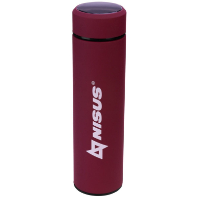 Термос Nisus N.TM-049-R 450ML с термодатчиком красный