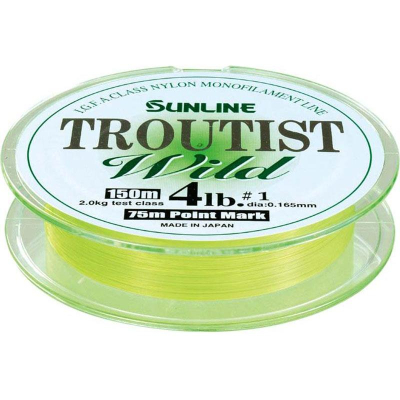 Леска монофильная Sunline Troutist Wild 150m #1.0 4lb