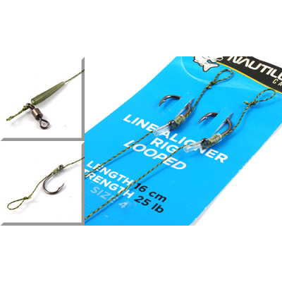 Оснастка волосяная Nautilus Line Aligner Rig 16см 25lb #4