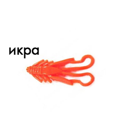 Мягкая приманка Trout Zone Nymph 1,6" оранжевый икра