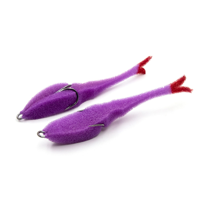 Поролоновая рыбка YAMAN Devious Minnow на двойнике, р. 90 мм, цвет 13 (5 шт.)