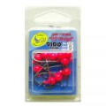 Джиг крашеный "Шар UltraLight" 0,8 гр, цв. 09-розовый, кр-к VD-072 №6, 10 шт/упак