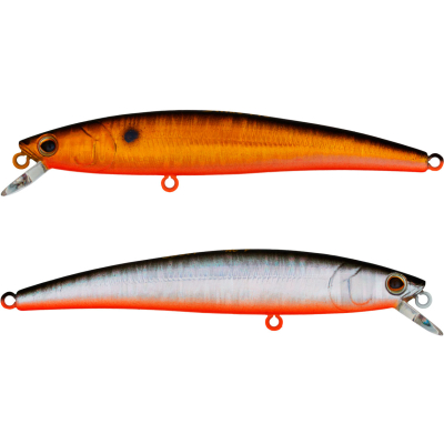 Воблер Strike Pro Arc Minnow 90SP, 90 мм, 9 гр. цвет A70-613-SBO Double Silver/Smoked (9931868)