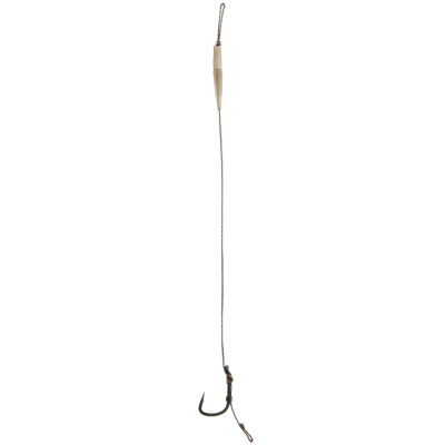Поводок готовый Carp Pro Sinking Braid 30lbx8 с крючком Wide Gape №4 (CP308-WG04)