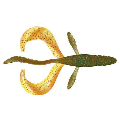 Силиконовая приманка RiverCat Hobbit 65 цвет 109 Motoroil RС (65 мм, 9 шт./уп.)