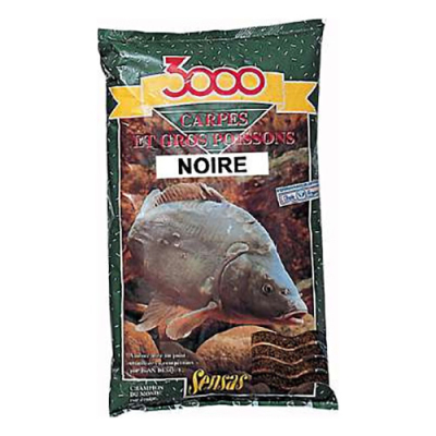 Прикормка Sensas 3000 Carp Noire 1кг