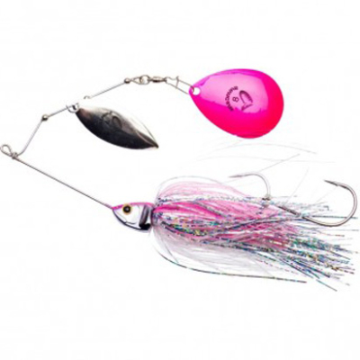 Спиннербейт Savage Gear Da-Bush Spinnerbait 140 Sinking цв. Pink Flash Fluo
