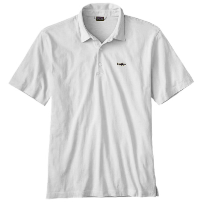 Рубашка Поло Patagonia M's Trout Fitz Roy White (WHI), XL