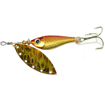 Блесна вращающаяся Daiwa Silver Creek Spinner R 1150 Holo цв. Akakin 3454