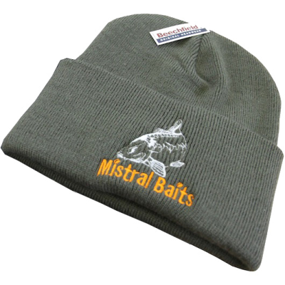 Шапка флисовая Mistral Baits Beanies Bottle Green ONE Size