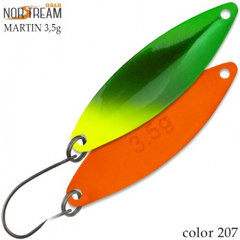 Блесна колеблющаяся Norstream Martin 3,5гр. цв. 207