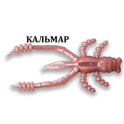 Силиконовая приманка Crazy Fish Crayfish 26-4.5-43-6 кальмар цв. rain-worm (дождевой червь)