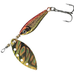 Блесна вращающаяся Daiwa Silver Creek Spinner R 1060 цв. Holo Akakin
