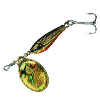 Блесна вращающаяся Daiwa Silver Creek Spinner R 1060C цв. Holo Kurokin