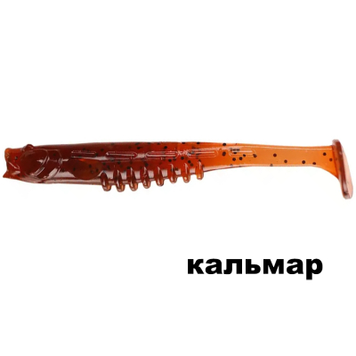 Силиконовая приманка Crazy Fish Nano Minnow 2.8" 53-70-57-6 кальмар цв. amber (янтарь)