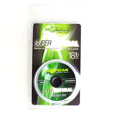 Поводковый материал Korda SuperNatural Weed Green 18lb KSNG