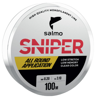 Леска монофильная Salmo Sniper Clear 100/025