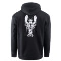 Толстовка Grundens Eat Your Words DWR HD Hoodie, Black Lobster Graphic, XL