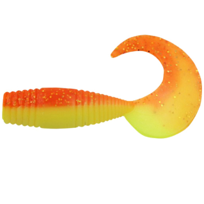 Силиконовая приманка Yaman Pro Spry Tail 2" цвет #25 - Sunshine (уп. 10 шт.)