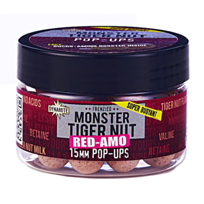 Бойлы плав. Dynamite Baits Pop-Ups 15мм. Monster Tigernut Red - Amo (DY385) (гигантский тигровый орех красный)