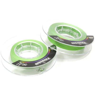 Леска плетеная Kosadaka Super Line PE X4 300м Light Green 0,40мм, 28,1кг BSLX4-300-LG-040