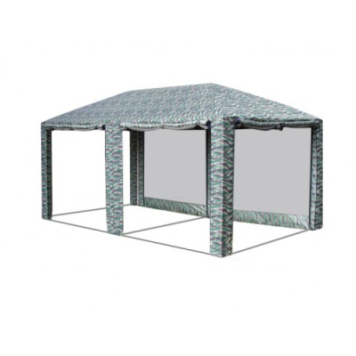 Шатер Митек "Пикник" 6 х 3 Каркас Люкс В комплекте 6 стен противомоскитных, 6 глухих