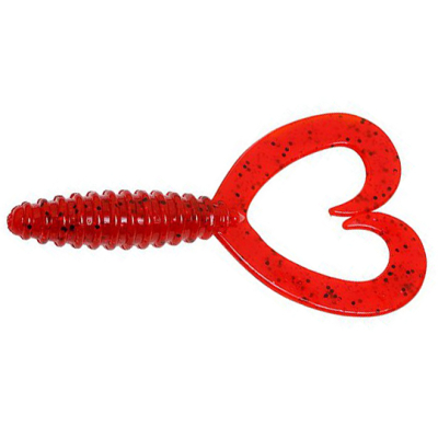 Съедобная приманка Русская Фишка Воевода, Креветка 8 см (Цвет 10, Кровь)