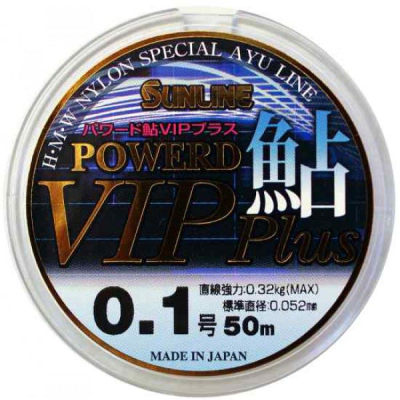 Леска монофильная Sunline Powerd Ayu Vip Plus 50m #0.15/0.065mm