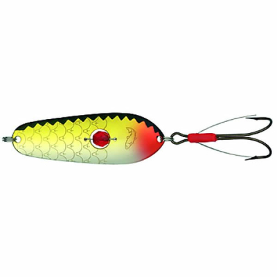 Блесна Kuusamo Rasanen 70/20 (бусинка,незацеп.) BL/Ye-S