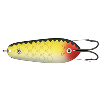 Блесна Kuusamo Rasanen 70/10 (незацеп.) BL/Ye-S