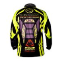 Футболка Kosadaka Sunblock Черно-зеленая с длинным рукавом TS-012-4XL