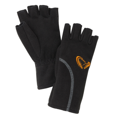 Перчатки Savage Gear Wind Pro Half Finger Black р.M (76471)