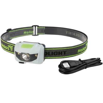 Фонарь налобный Helios 140LM, IPX6, USB (HS-FN-3155-USB)