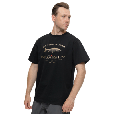 Футболка Maximus чёрная р. M (MCTSBM)