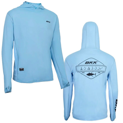 Джерси длинный рукав BKK Long Sleeve Performance Shirt Legacy Light Blue (F-SB-1070) р. L
