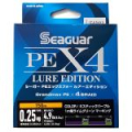 Плетеный шнур Seaguar PE X4 Lure Edition 150м 0.25